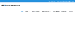 Desktop Screenshot of chicagoresearchcenter.com