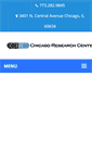 Mobile Screenshot of chicagoresearchcenter.com
