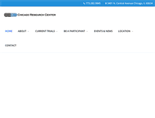 Tablet Screenshot of chicagoresearchcenter.com